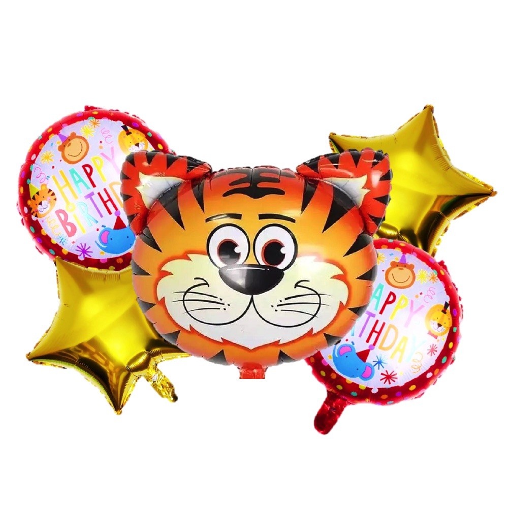 Set Decoración Cumpleaños Animales de la Selva | Cotillón Activarte