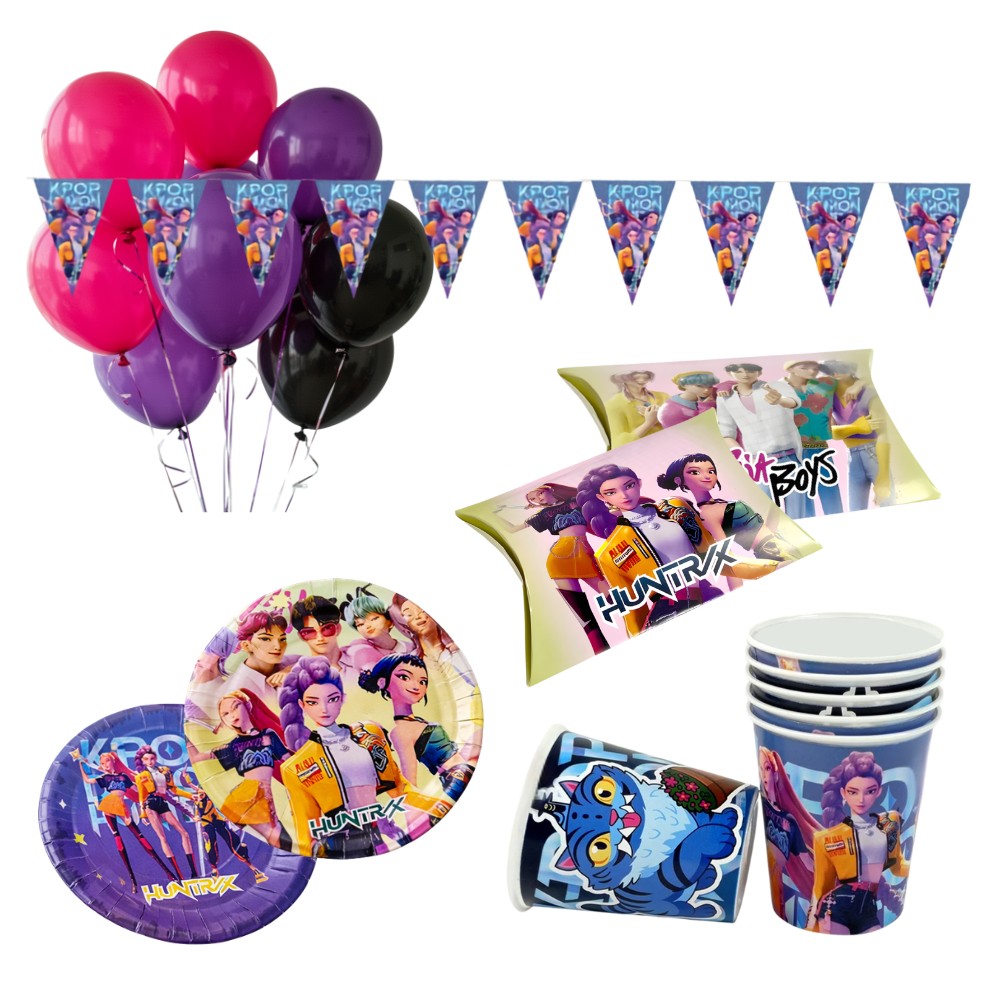 Pack Cumpleaños Guerreras K-pop x 6