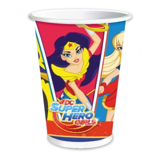 Vaso Super Hero Girls x 6