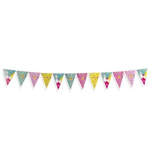 Banderín Cumpleaños Llama