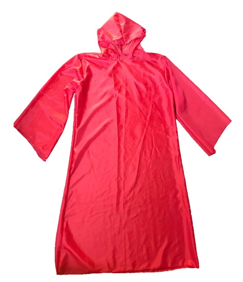 Túnica con Capucha Adulto Roja