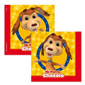 Servilleta Perro Chocolo x 12