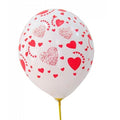 Globo Diseño Corazón x 6