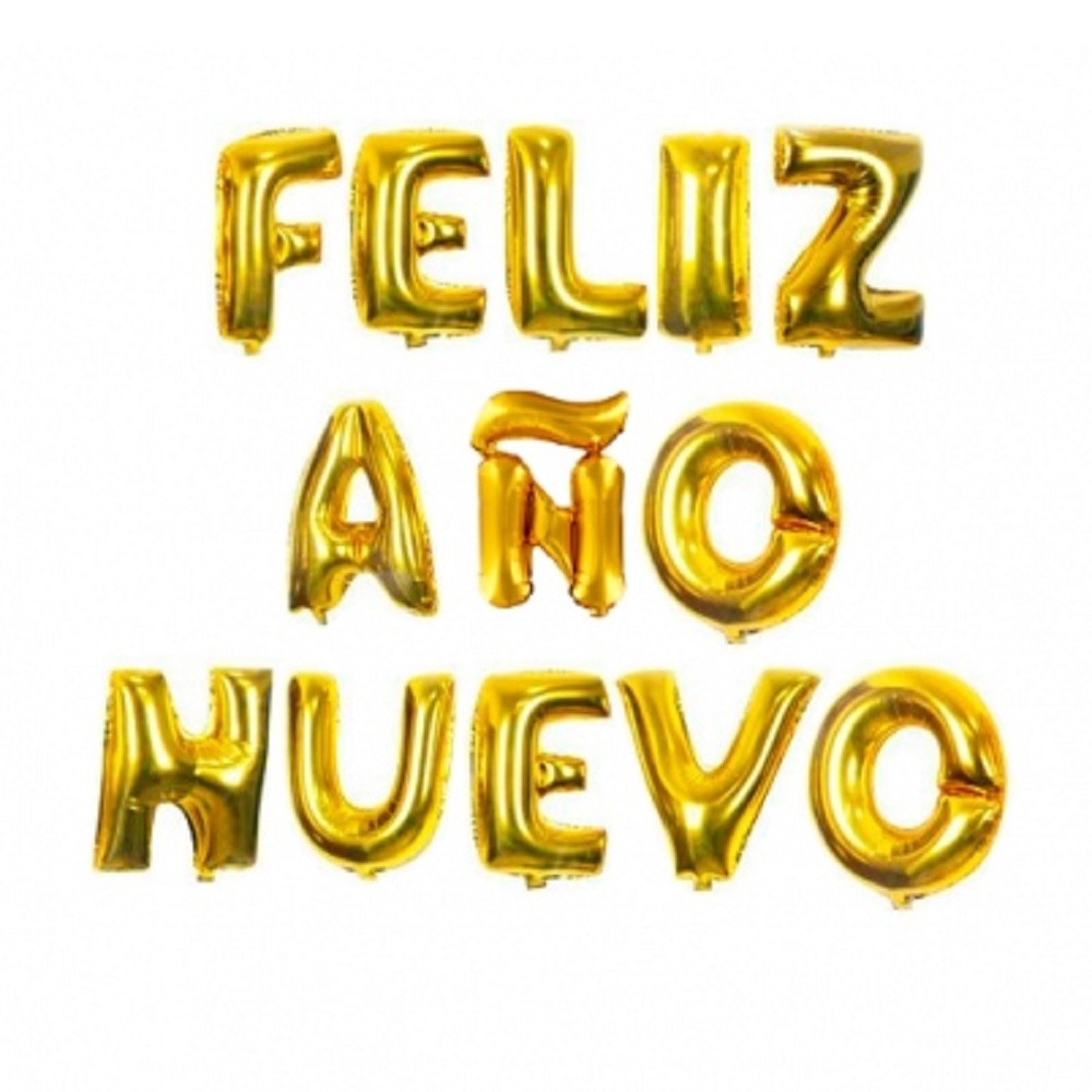 Globo Metálico Feliz Año Nuevo