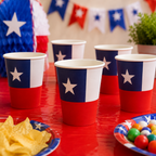 Set 6 Vasos Fiestas Patrias Chile 250 cc