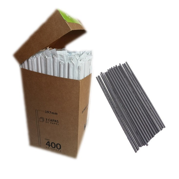 Bombilla Ecológica Envueltas En Papel x 400 Colores