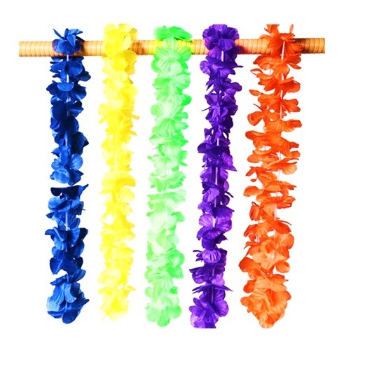 Collar Hawaiano Fluor Color