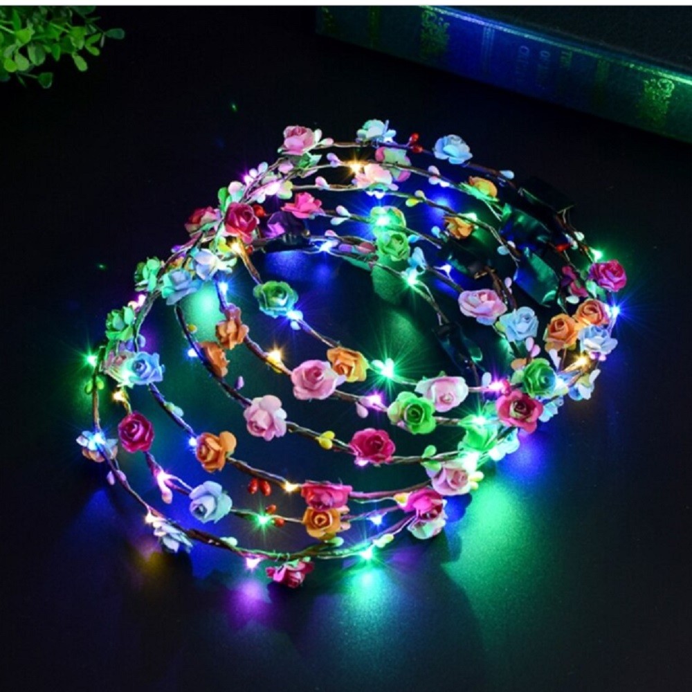 Cintillo Flor Led