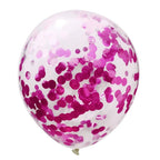 Globo Relleno Confetti Colores x 12