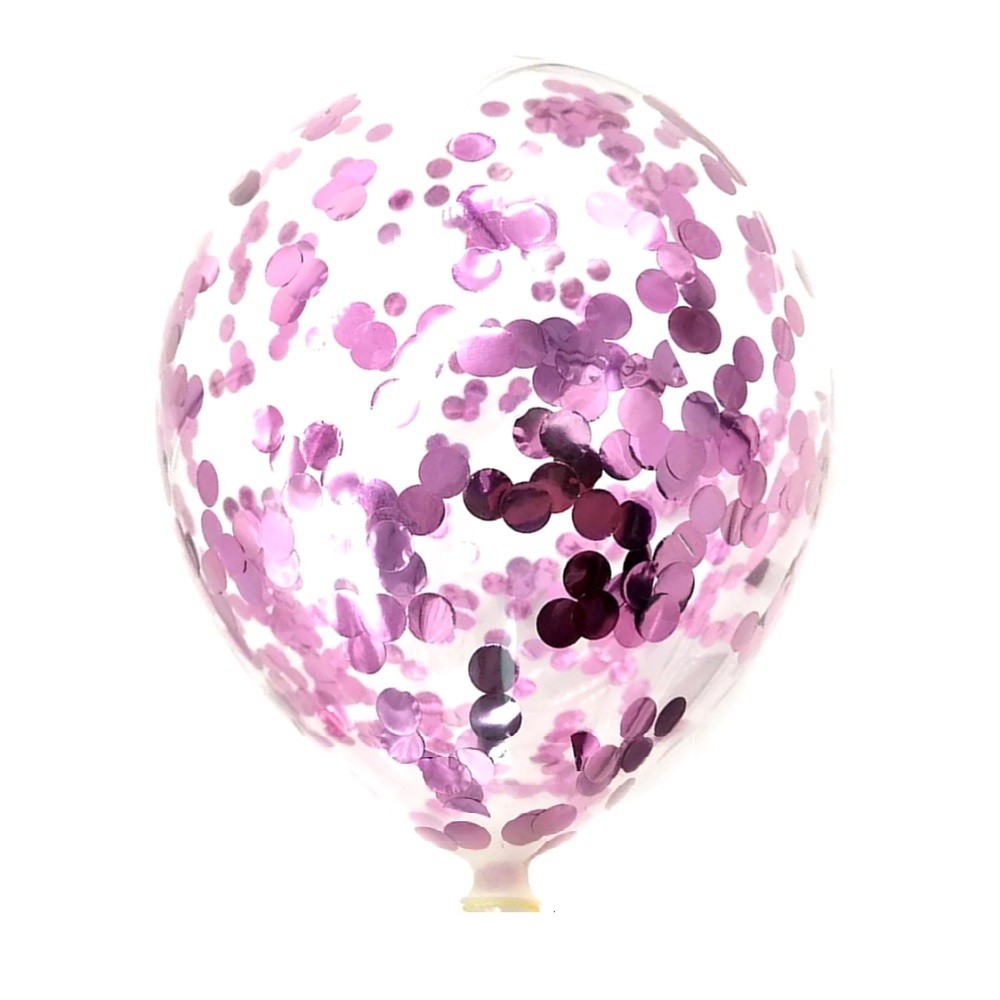Globo Relleno Confetti Colores x 12