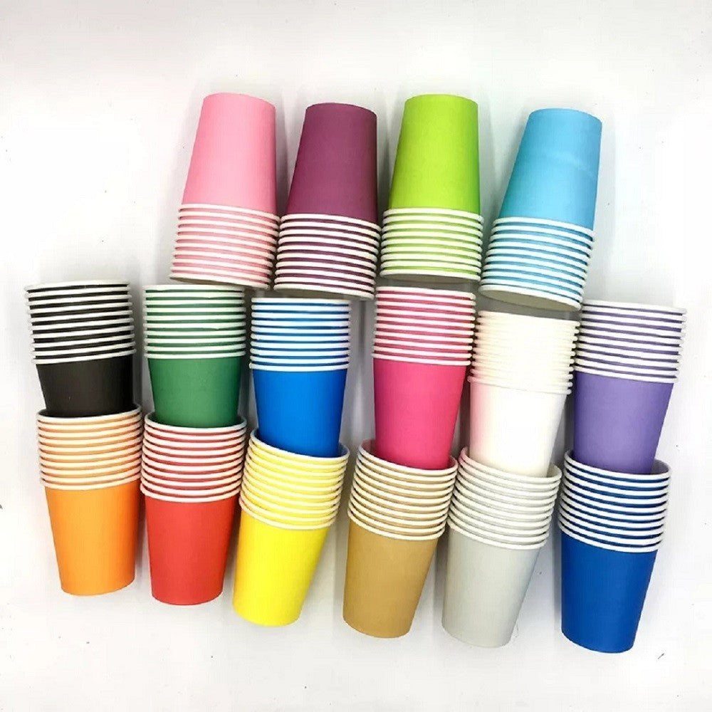 Vaso Polipapel Colores x 10