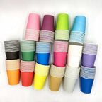 Vaso Polipapel Colores x 10