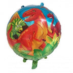 Globo Metálico Dinosaurio Redondo