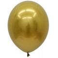 Globo Cromo R12 Metalizado Colores X 10