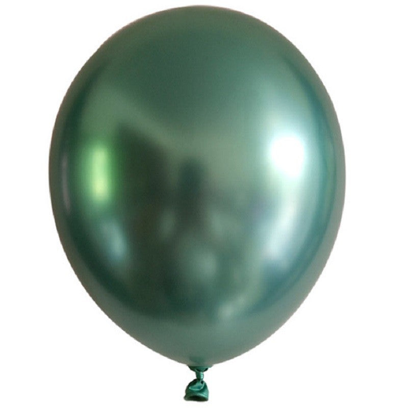 Globo Cromo R12 Metalizado Colores X 10