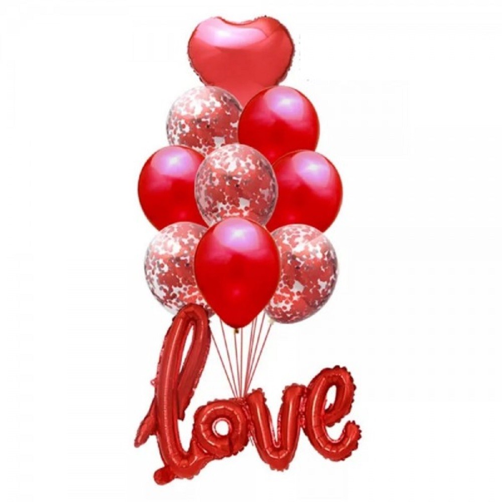 Set 12 Globos Love
