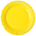 Plato Cartón x 10 Colores