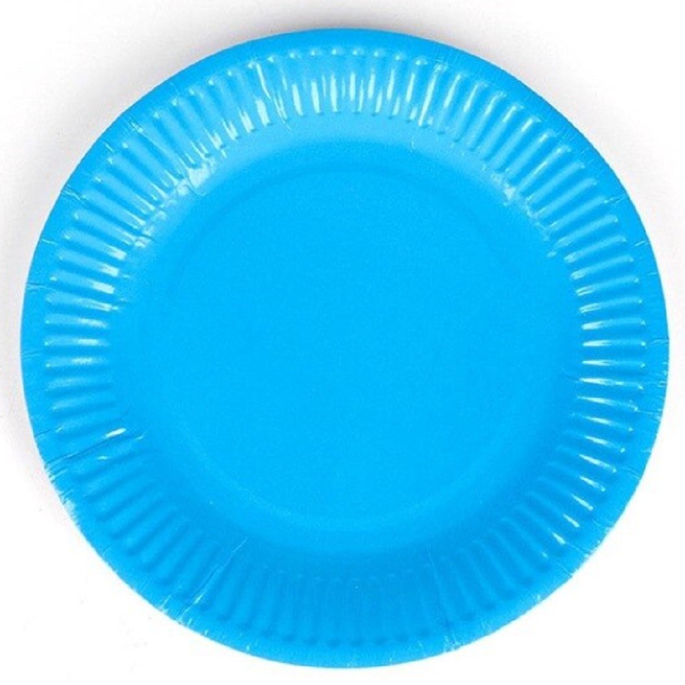 Plato Cartón x 10 Colores