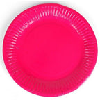 Plato Cartón x 10 Colores