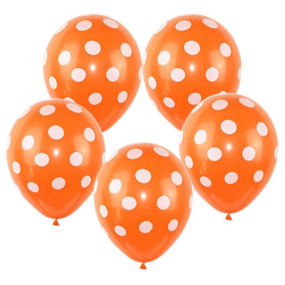 Globo Lunares Colores x 12
