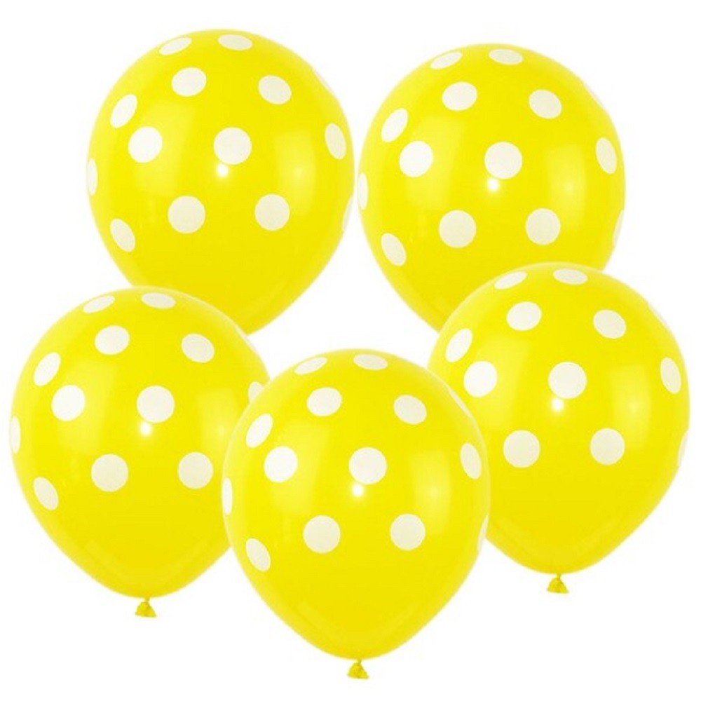 Globo Lunares Colores x 12
