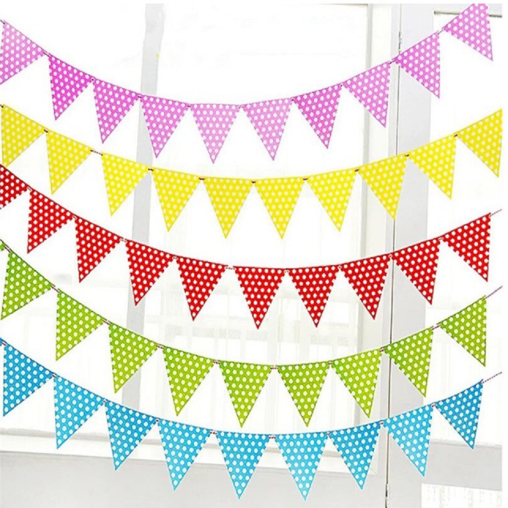 Banderín Lunares Colores