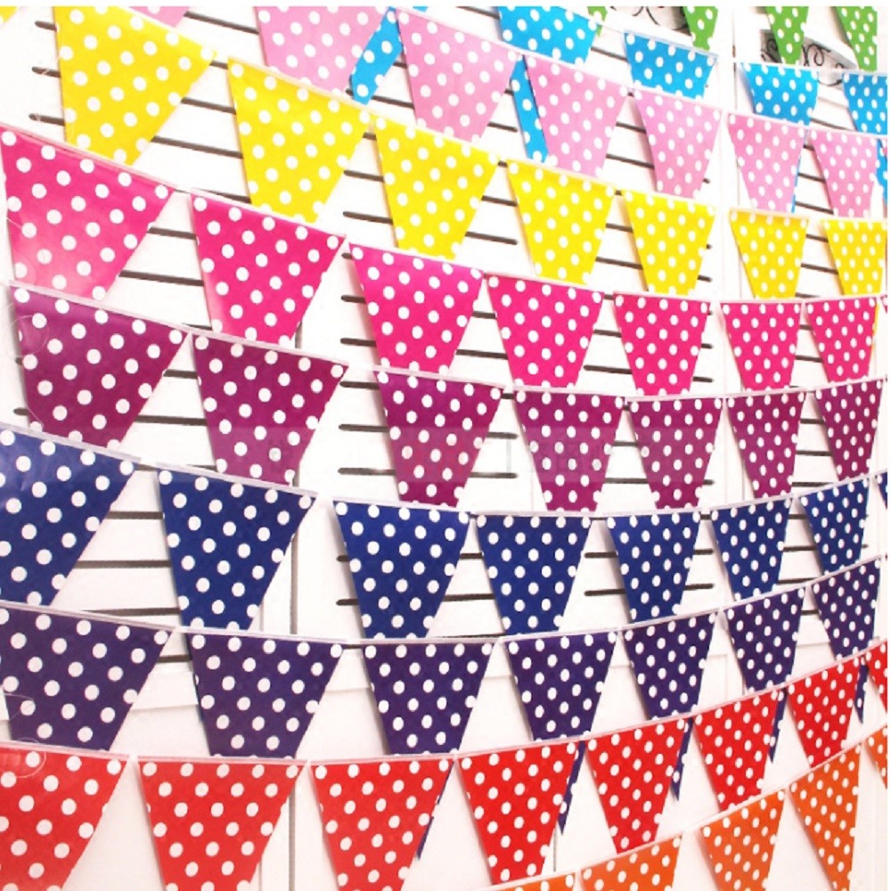 Banderín Lunares Colores