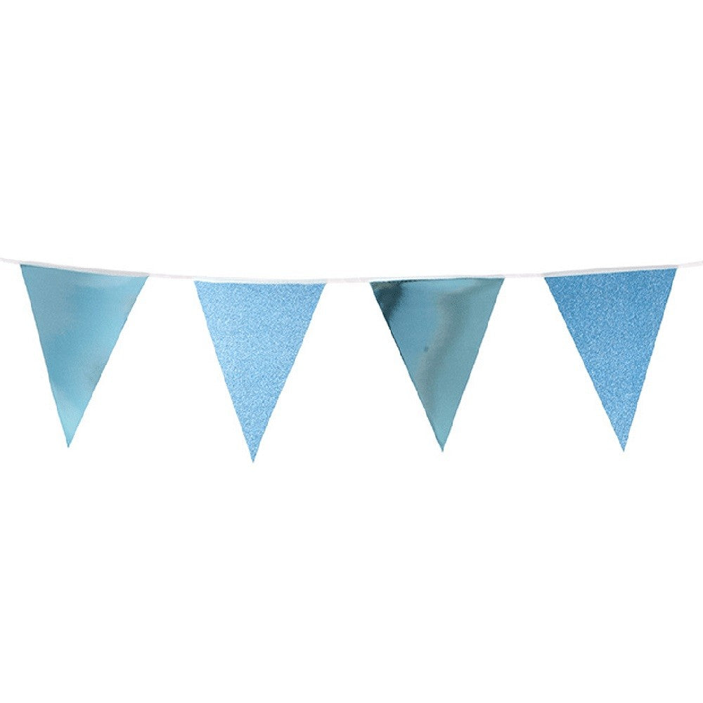 Guirnalda Banderines Metal Glitter Colores
