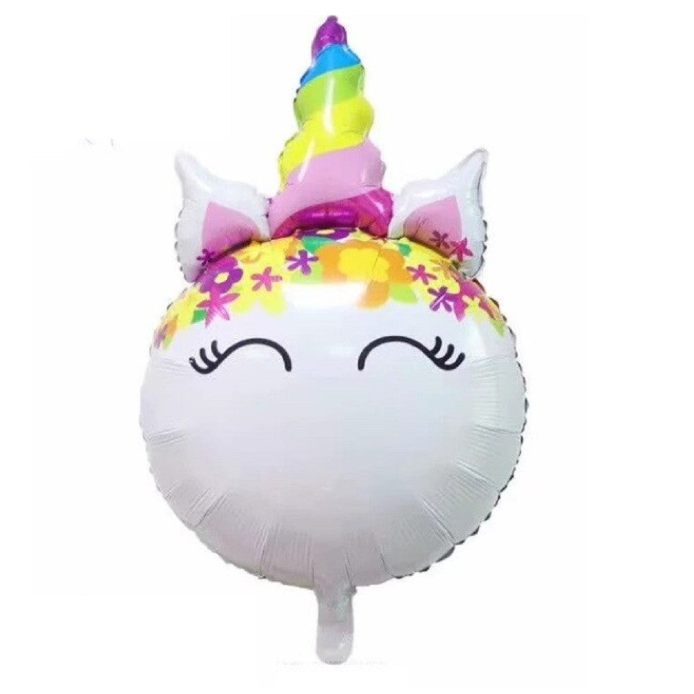 Globo Unicornio Redondo Kawaii