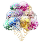 Globo Relleno Confetti Colores x 12