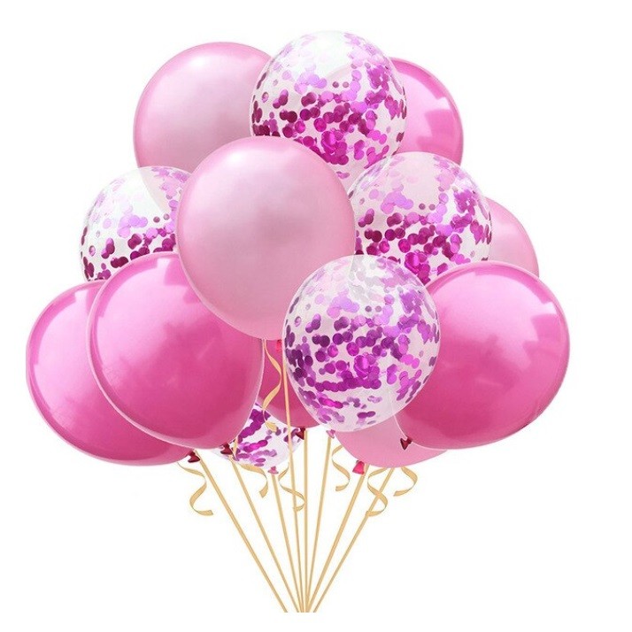 Globo Combi Tonos Rosados