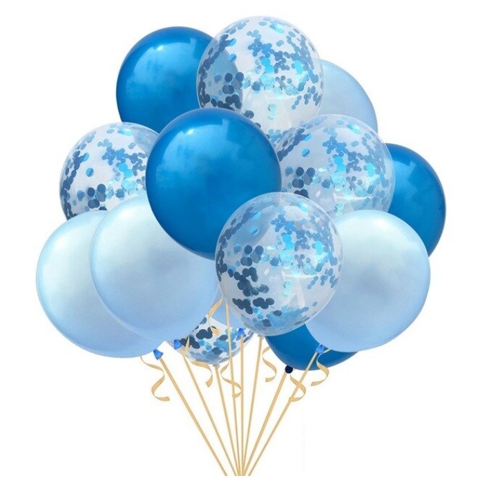 Globo Combi Tonos Azules