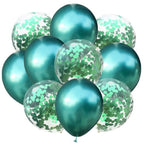 Globo Cromo Confetti x 10