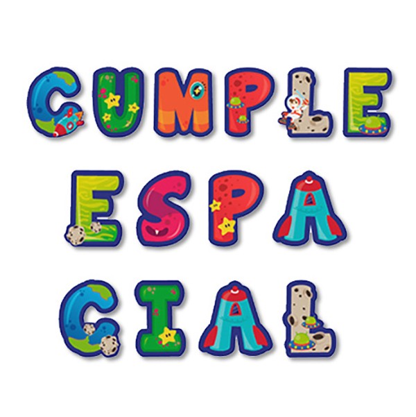 Guirnalda Cumple Espacial