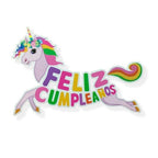 Guirnalda Feliz Cumpleaños Unicornio Grande