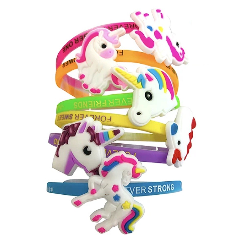 Pulseras Unicornio Leyendas x 6