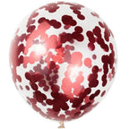 Globo Relleno Confetti Colores x 12