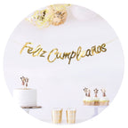 Guirnalda Feliz Cumpleaños Cursivo