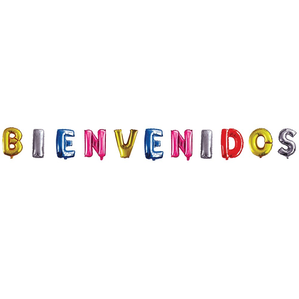 Globo Letras Bienvenidos
