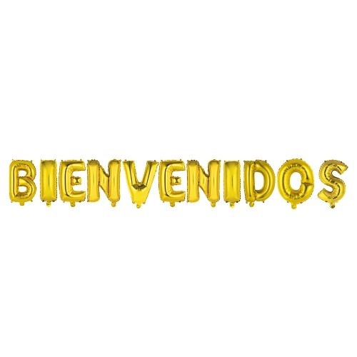 Globo Letras Bienvenidos