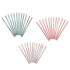 Bombilla de Papel Iridiscente x 12