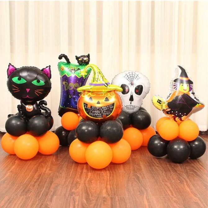 Set Globos Halloween Figuras