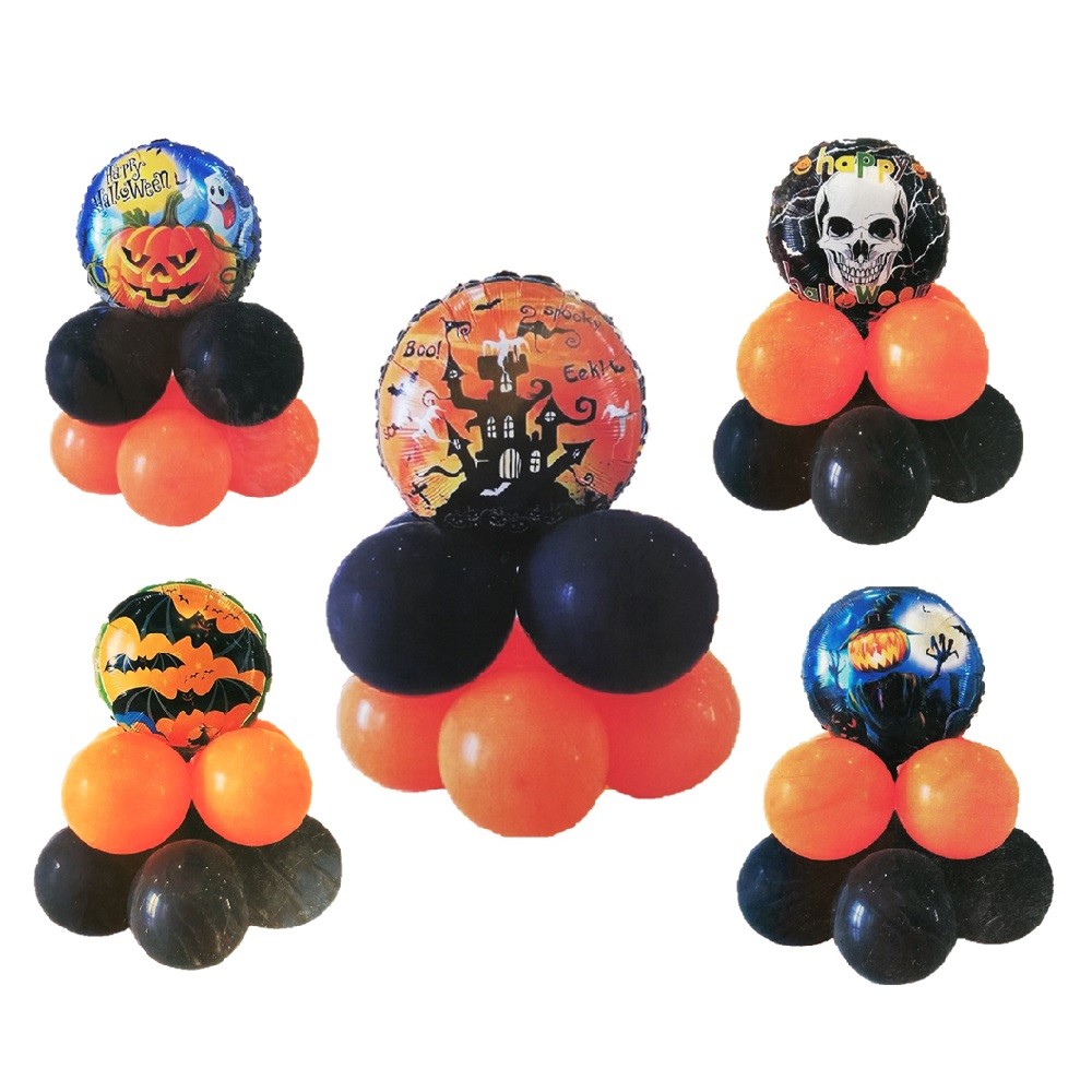 Set Globos Halloween Redondo