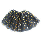 Falda Tutu Lunares Dorados