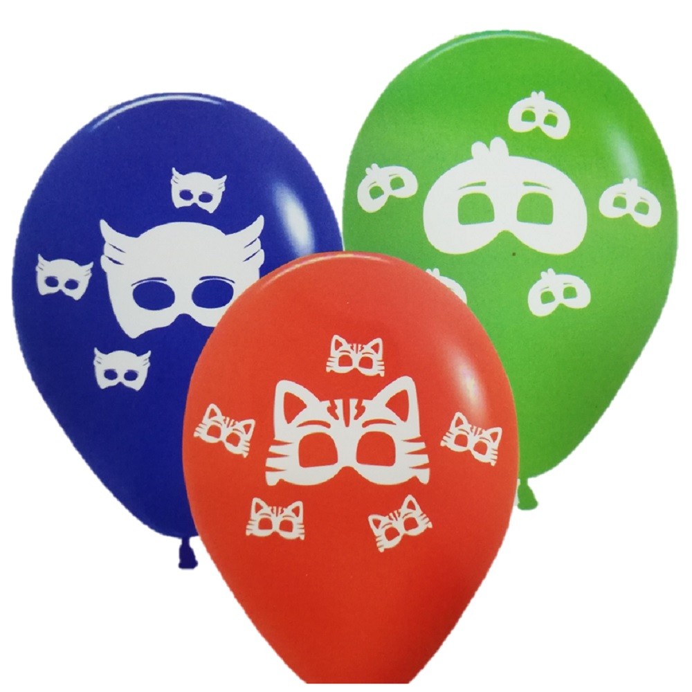 Globo Cumpleaños PJ Masks x 25