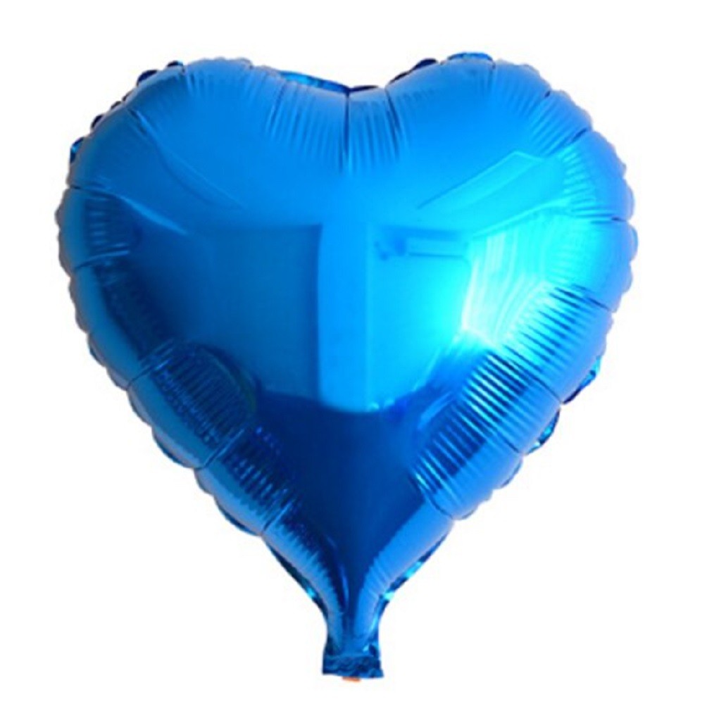 Globo Metálico Corazón Colores