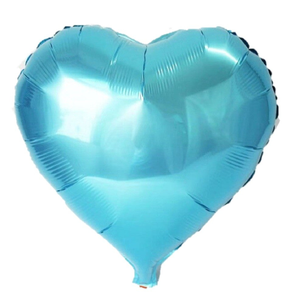 Globo Metálico Corazón Colores