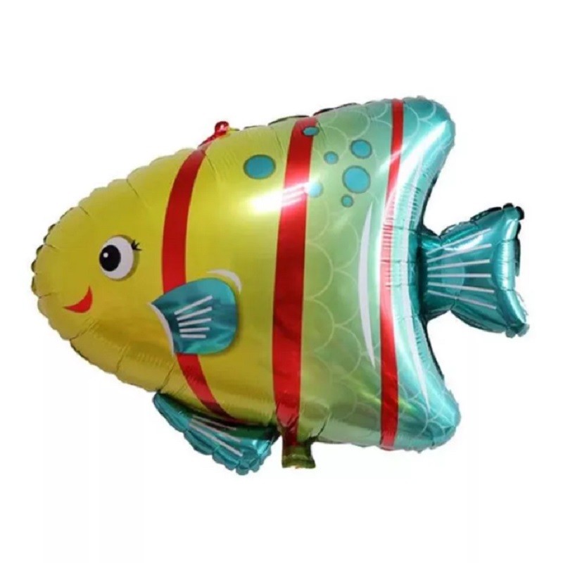 Globo Metálico Pescadito Burbujas