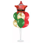 Set 7 Globos con Base Navidad