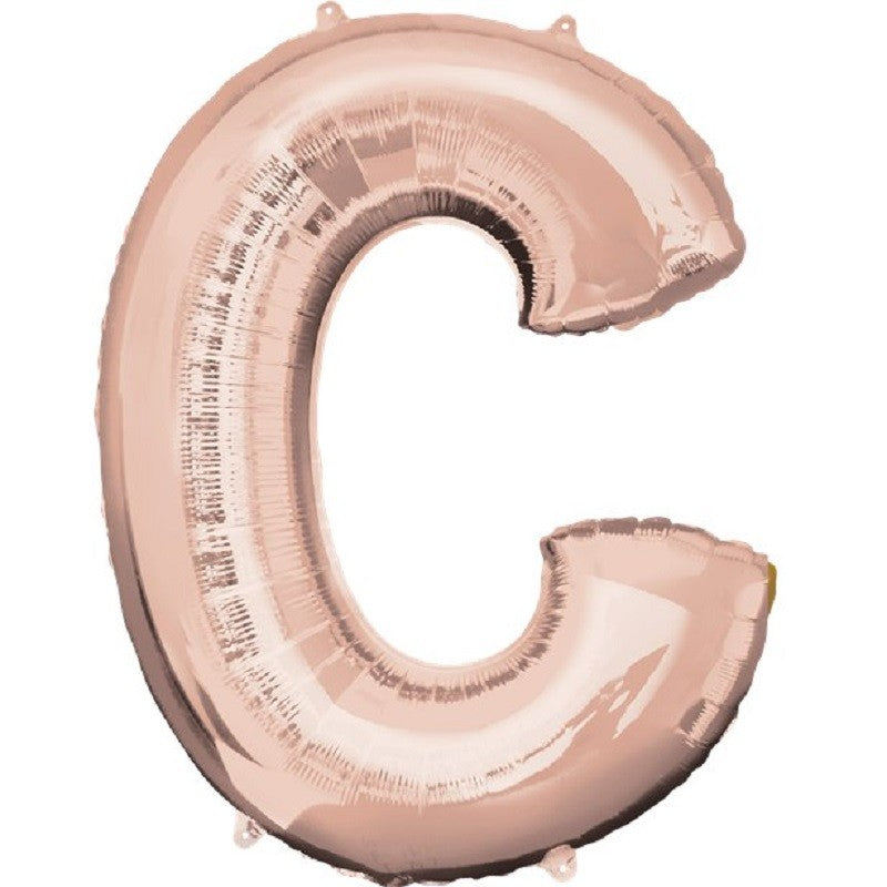 Globo Letra Rose Gold 98 cms A-Z